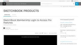 SketchBook Membership Login to Access Pro Features | Sketchbook ...