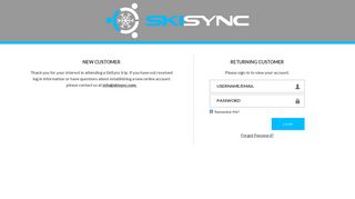 SkiSync | Sign-In