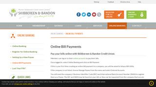 Online Bill Payments - Skibbereen and Bandon Credit Union