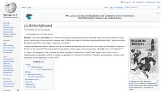 23 skidoo (phrase) - Wikipedia