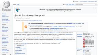 Special Force (2004 video game) - Wikipedia