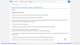 Skill Up with Login Bonus Chapter 1 | FreeLightNovel