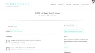 Skill Up with Login Bonus Prologue – Novels&Chill