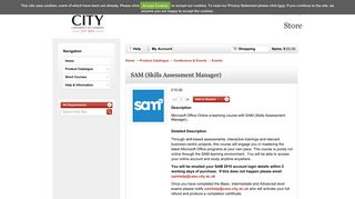 SAM (Skills Assessment Manager) | City, University of London Online ...