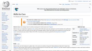 Skills for Care - Wikipedia
