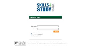 Login - skills4studycampus instructors
