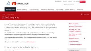 Skilled migrants - Migration SA