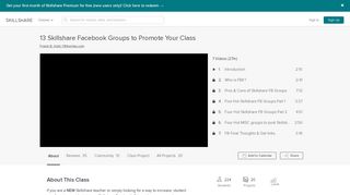 13 Skillshare Facebook Groups to Promote Your Class | Franki B. Kidd ...
