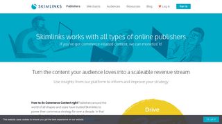 Publishers | Industry Leader In Affiliate Marketing Solutions | Skimlinks