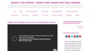 Weight Loss Challenge w/ Skinny Fiber, Skinny Body Max, HiBurn8