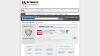 SteamRep » Skinsjar.com => ADS | 76561197992918147 | STEAM_0 ...