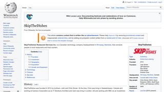 SkipTheDishes - Wikipedia
