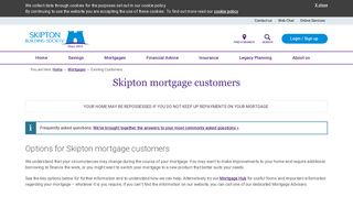 Existing mortgage customers - Skipton Building Society