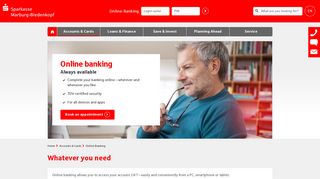Online-Banking - Always available - Sparkasse Marburg-Biedenkopf