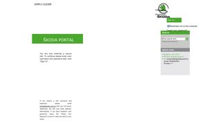 Login - SKODA Online Dealer Portal