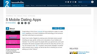5: Skout - 5 Mobile Dating Apps | HowStuffWorks