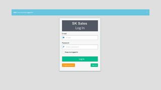 SK Sales Log In