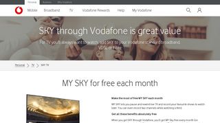 SKY TV with Vodafone broadband - Vodafone NZ