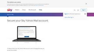 Secure your Sky Yahoo Mail account | Sky Help | Sky.com