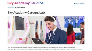 Sky Academy Careers Lab - Sky Academy Teacher