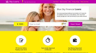 Blue Sky Financial Loans From Blueskyloans.co