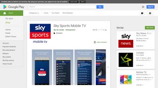 Sky Sports Mobile TV – Apps on Google Play