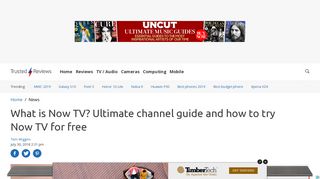 What is Now TV? Ultimate channel guide and how to try Now TV for free