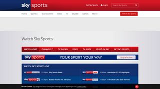 Watch Sky Sports - News, Live Sports, TV Shows | Sky Sports