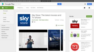 Sky Store: The latest movies and TV shows – Apps on Google Play