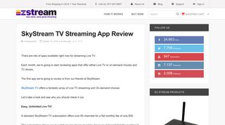 SkyStream TV Streaming App Review - The Official EZ Stream Android ...