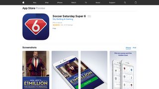 Soccer Saturday Super 6 on the App Store - iTunes - Apple