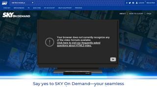 SKY on Demand - SKY Cable