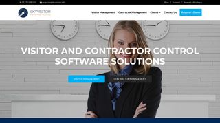 SKYVISITOR | Visitor Management Software. Made by Safetynet
