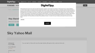 Sky Yahoo Mail — Digital Spy