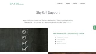 SkyBell Support - SkyBell WiFi Doorbell