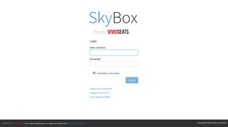 Account Sign In - Skybox