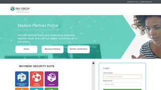 Login Page | Skybox Security Partner Portal | Skybox Security