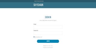 Sign in - Skychain