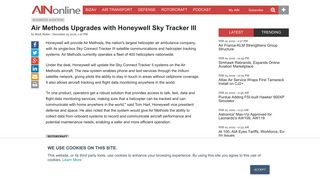 Air Methods Upgrades with Honeywell Sky Tracker III | Business ...