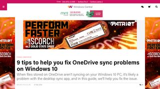 9 tips to help you fix OneDrive sync problems on Windows 10 ...