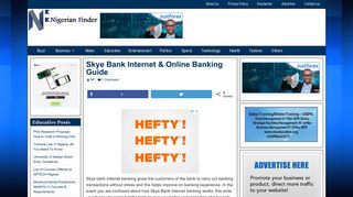 Skye Bank Internet & Online Banking Guide - Nigerian Finder