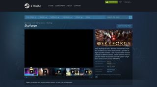 Skyforge on Steam