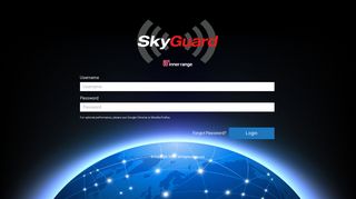 User Login - SkyGuard - Home Security & Automation