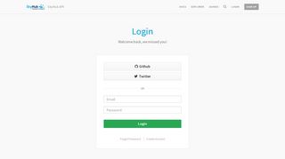 Login — SkyHub API