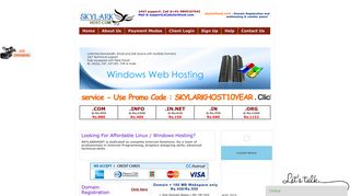 Domain Registration | Web Hosting | Linux | Windows | MySQL ...