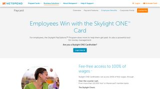 Employee Benefits | Netspend Prepaid Paycards