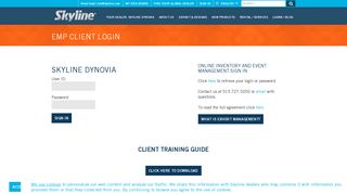 Online Inventory and Event Management Login - Skyline Exhibits