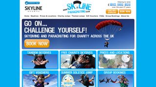 Skyline: Skydiving, Parachuting, Charity Skydiving across UK