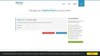 Your Skyline Direct Customer Portal Login | Powered by Edge Money
