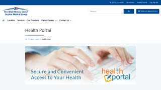 Health Portal | Skyline Medical Group